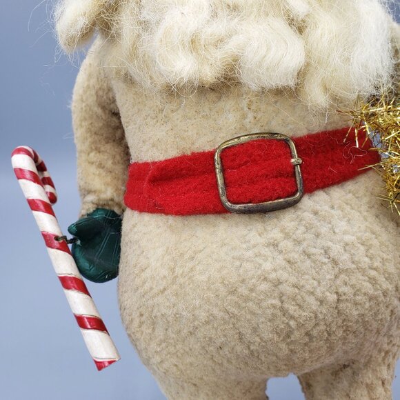 ESC Trading 2002 Paul Gordon Cloth Santa Figure Tree Candy Cane Christmas Decor - Picture 14 of 16